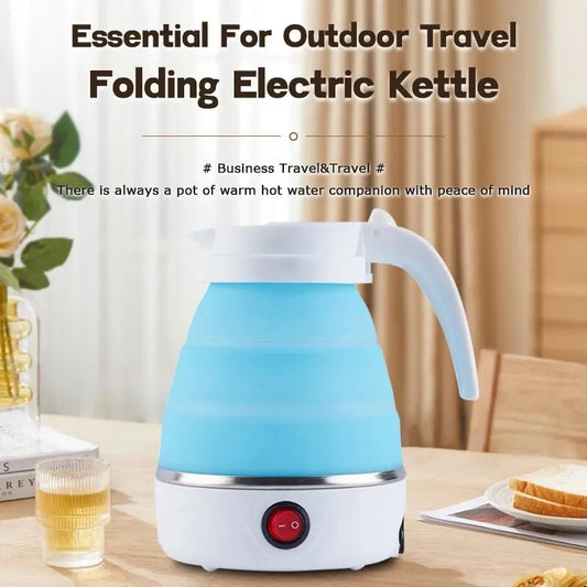 600ML Outdoor Travel Portable Foldable Electric Kettle